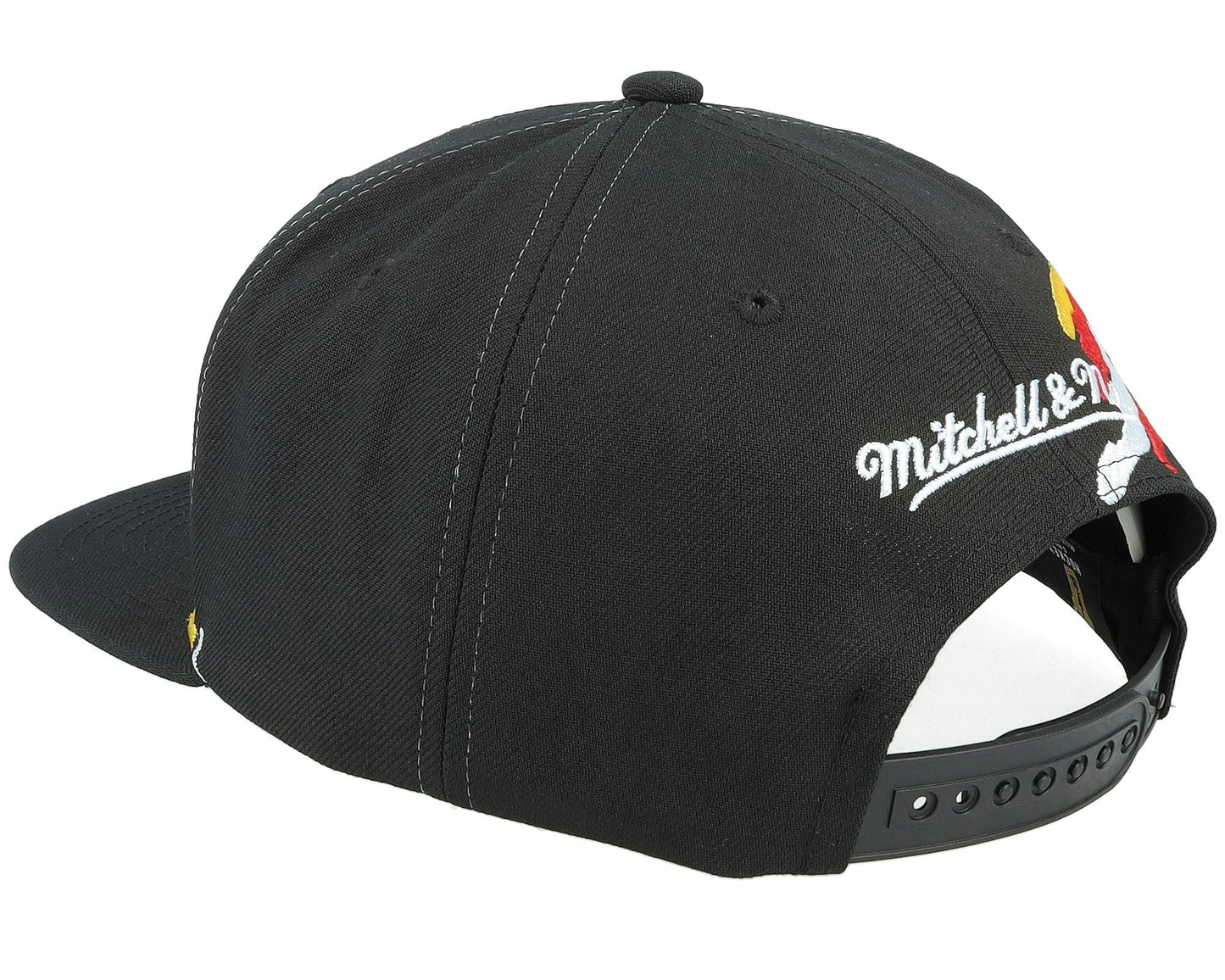 Men's Mitchell & Ness Nhl Vintage Paintbrush Snapback Flames - Black