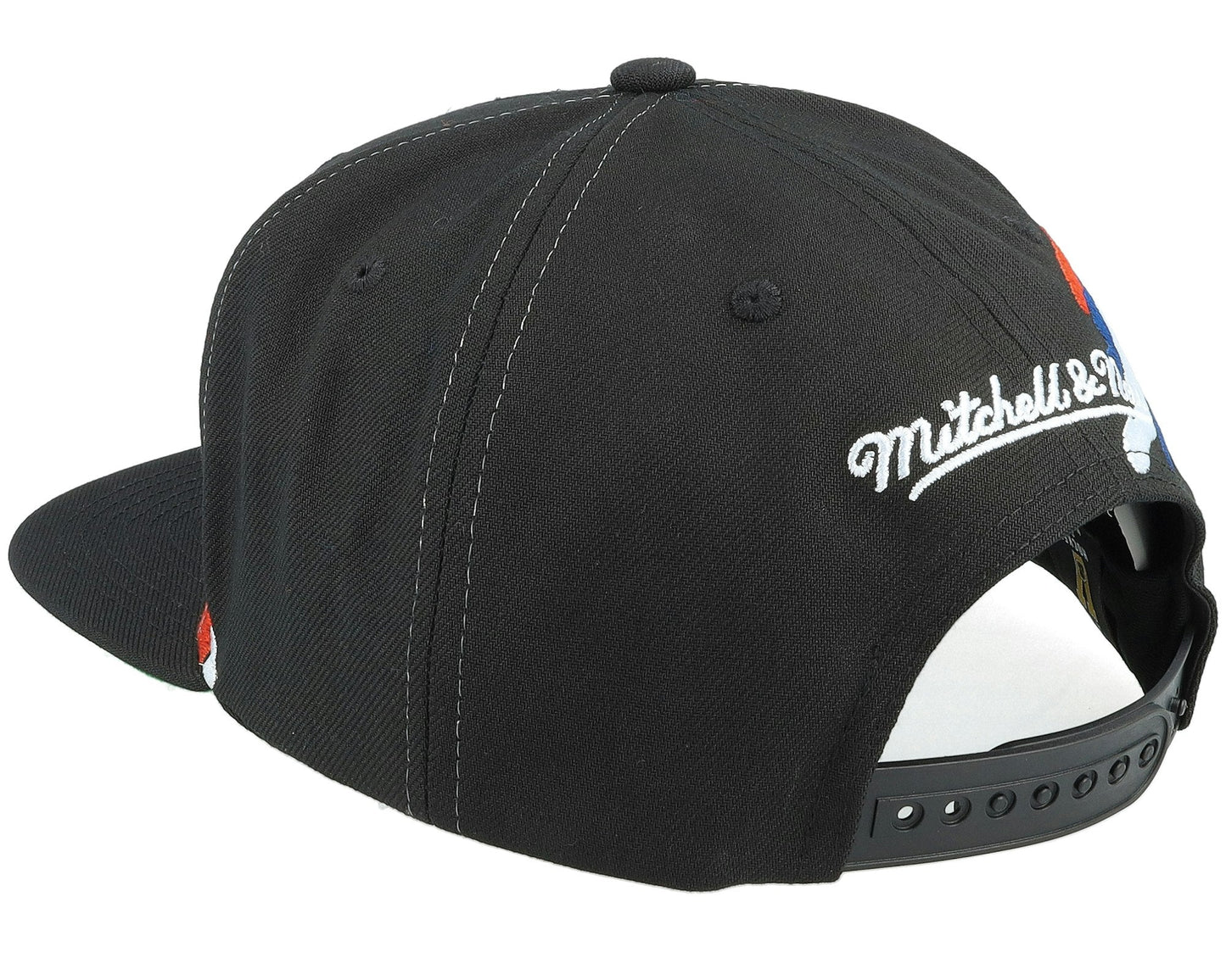 Men's Mitchell & Ness Nhl Vintage Paintbrush Snapback Oilers - Black