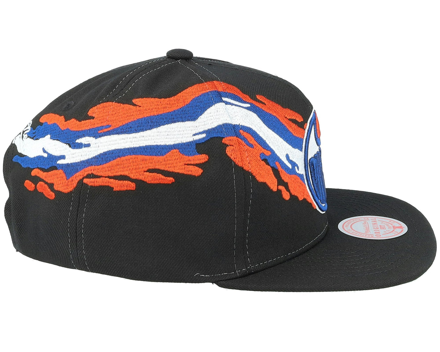 Men's Mitchell & Ness Nhl Vintage Paintbrush Snapback Oilers - Black