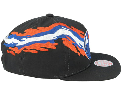 Mitchell & Ness Men's NHL Vintage Paintbrush Snapback Oilers Snapback Caps