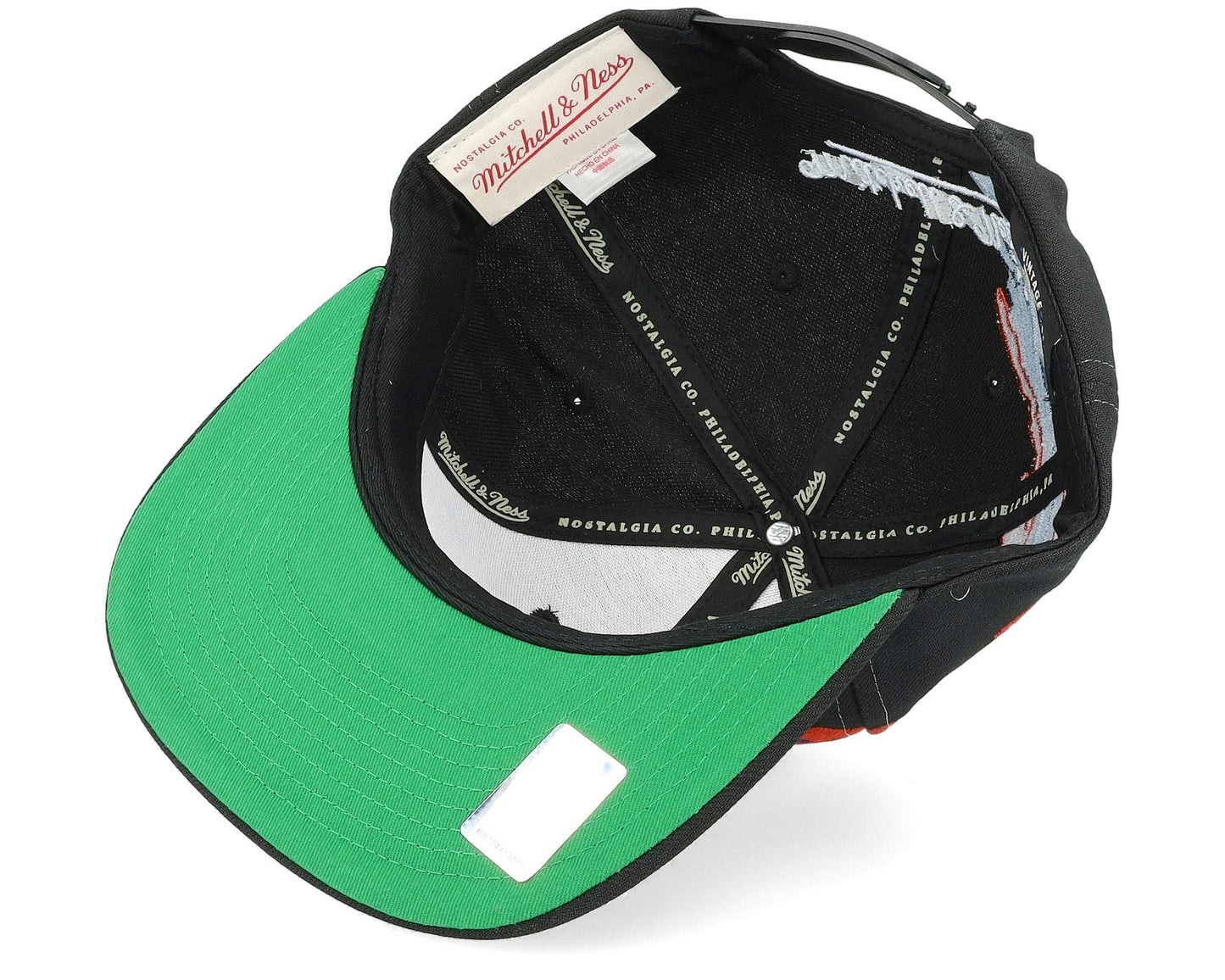 Men's Mitchell & Ness Nhl Vintage Paintbrush Snapback Oilers - Black