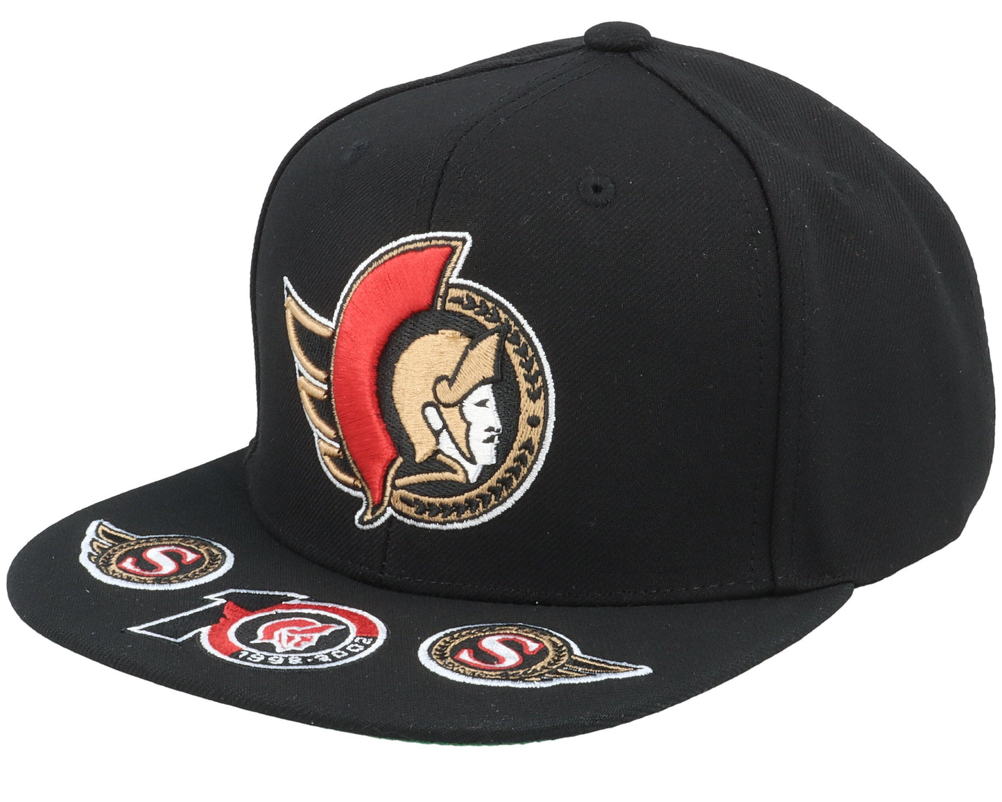 Men's Mitchell & Ness Nhl Vintage Hat Trick Snapback Senators - Black