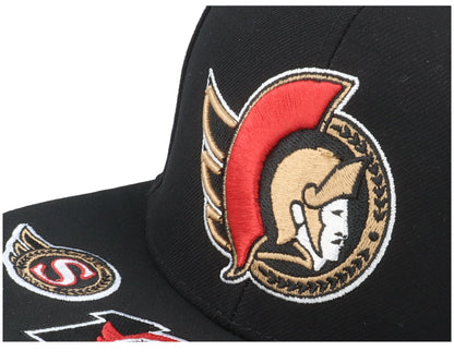 Mitchell & Ness Men's NHL Vintage Hat Trick Snapback Senators Hats