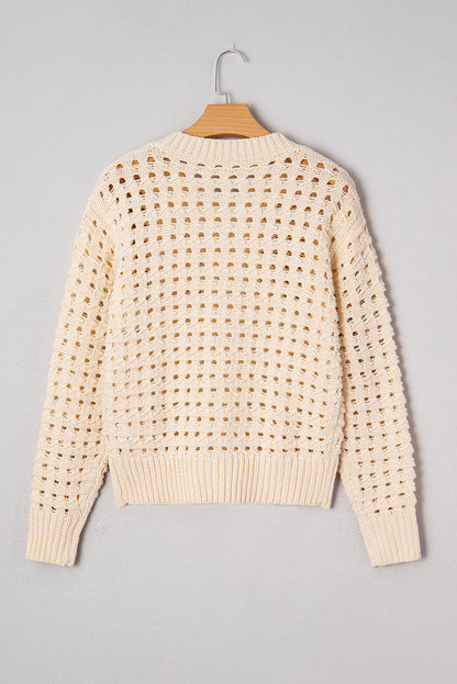 Threaded Pear Ariella Up Drop Shoulder Sweater