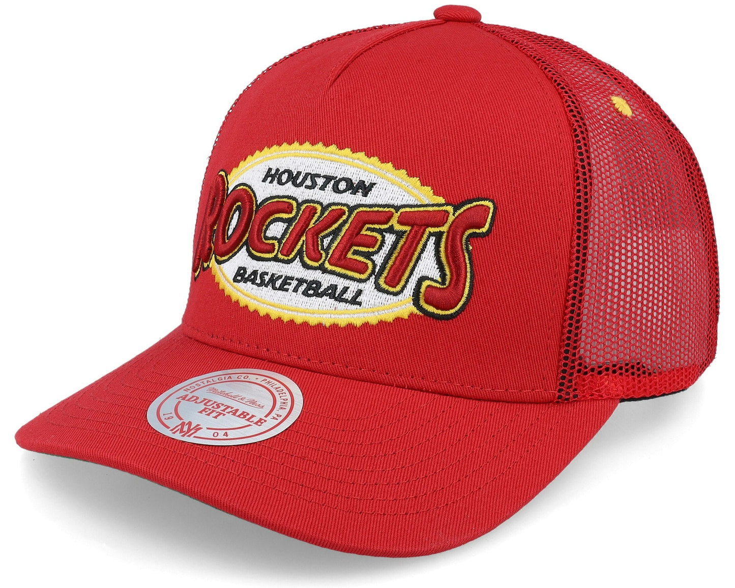 Mitchell & Ness Men's NBA Team Seal Trucker Hwc Rockets Ball Caps