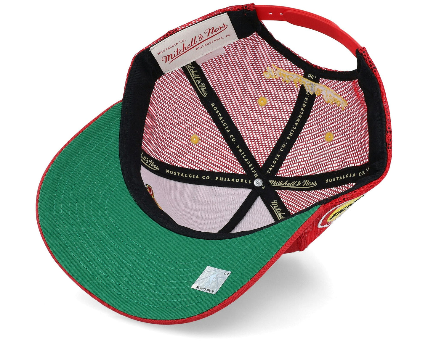 Mitchell & Ness Men's NBA Team Seal Trucker Hwc Rockets Ball Caps