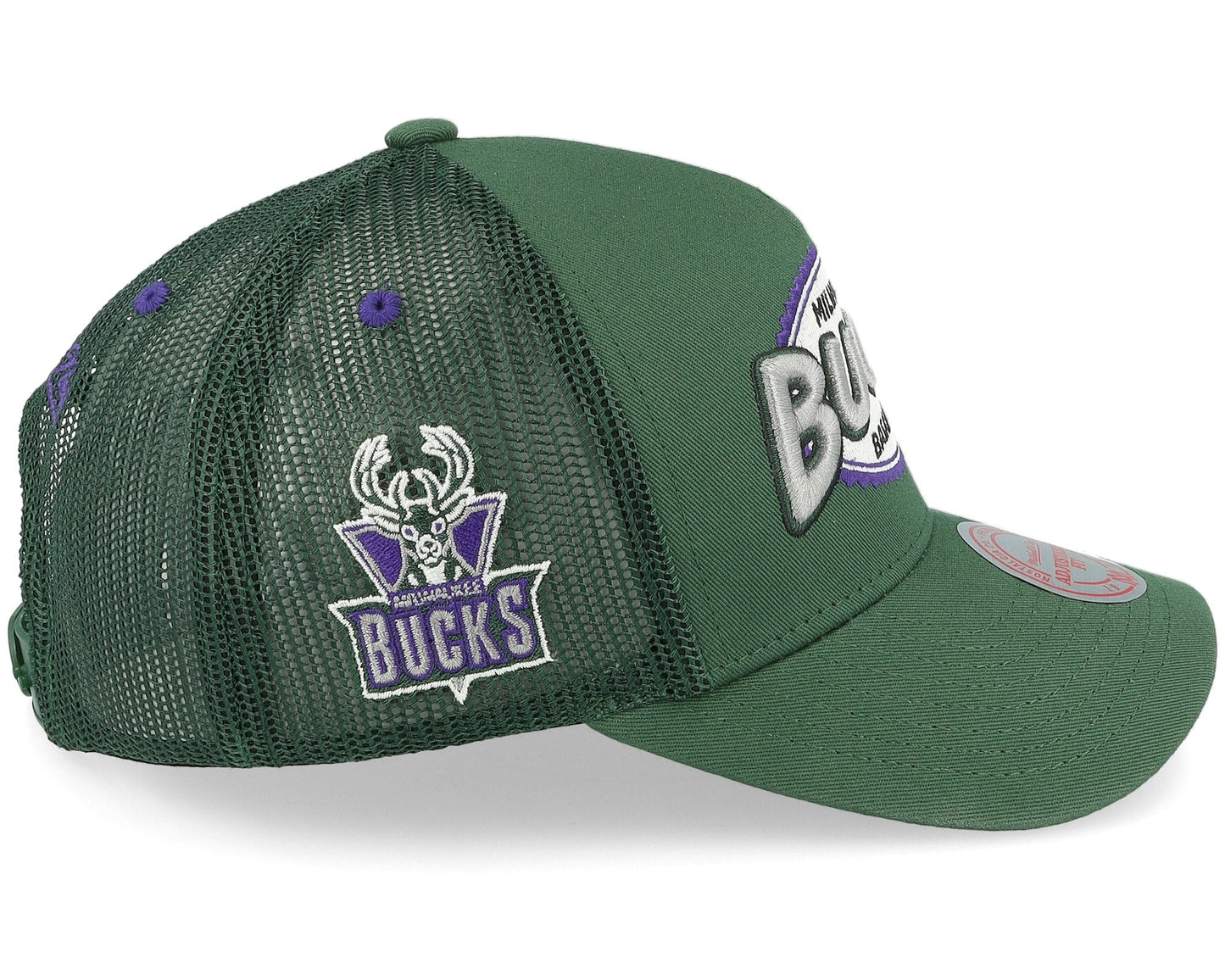 Mitchell & Ness Men's NBA Team Seal Trucker Hwc Bucks Ball Caps