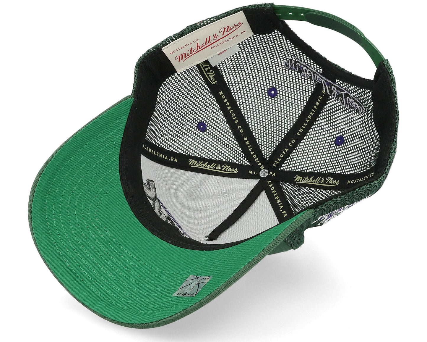 Mitchell & Ness Men's NBA Team Seal Trucker Hwc Bucks Ball Caps