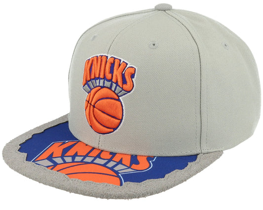 Men's Mitchell & Ness NBA Munch Time Snapback Hwc Knicks - Grey