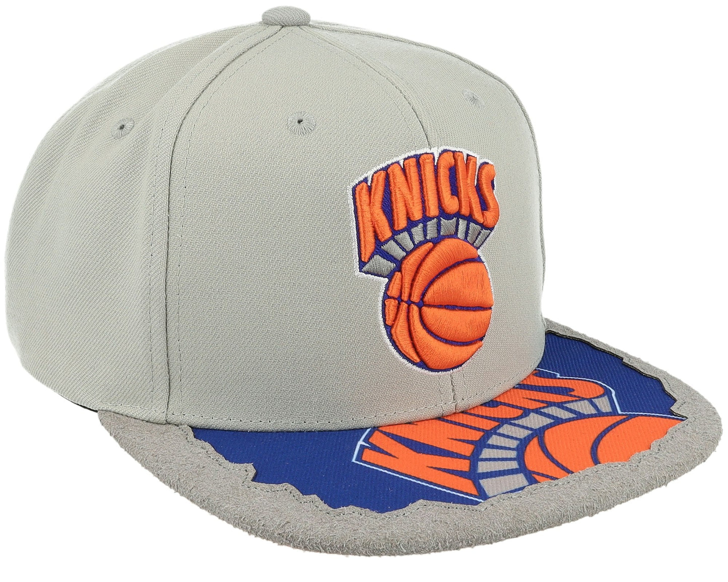 Men's Mitchell & Ness NBA Munch Time Snapback Hwc Knicks - Grey