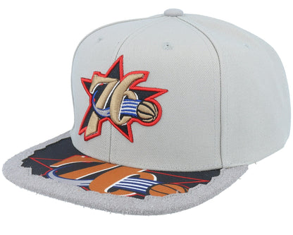 Mitchell & Ness Men's NBA Munch Time Snapback Hwc 76Ers Snapback Caps