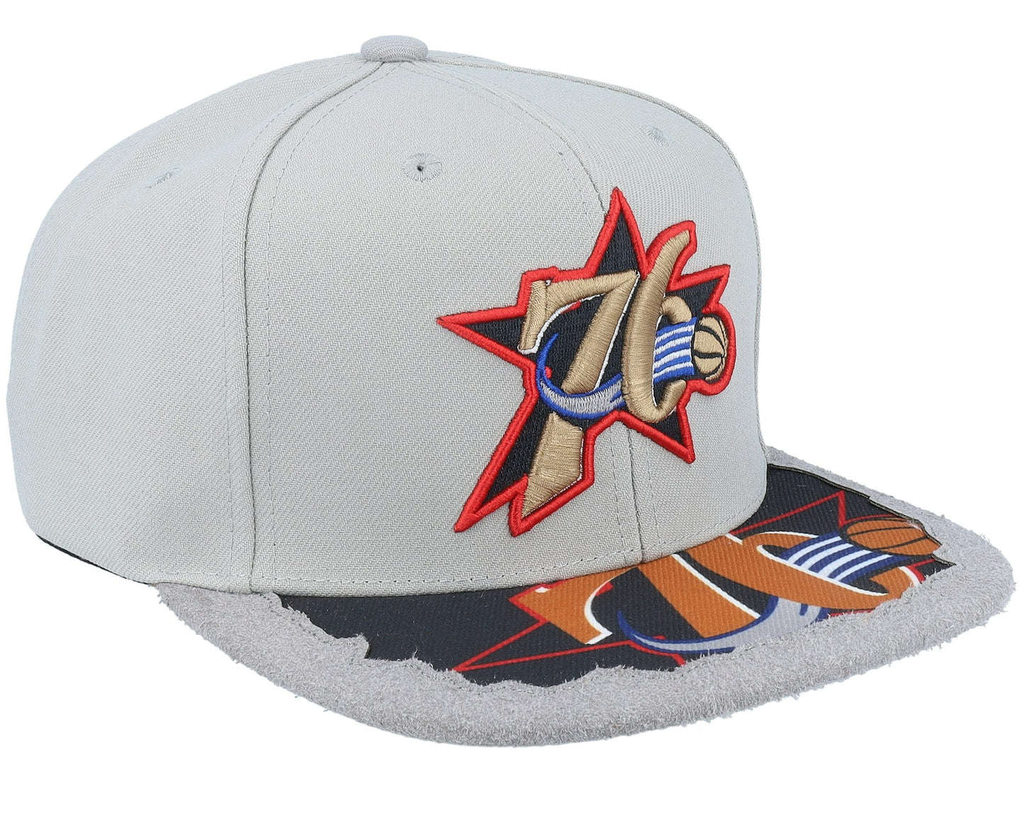 Mitchell & Ness Men's NBA Munch Time Snapback Hwc 76Ers Snapback Caps