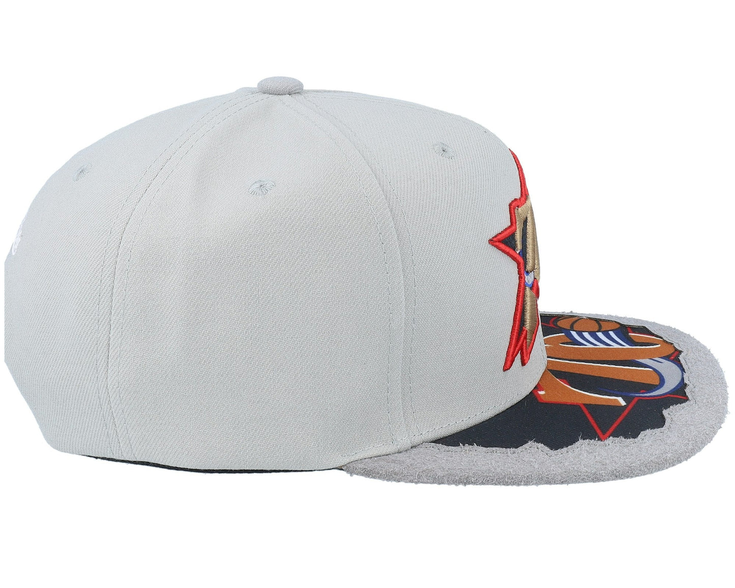 Men's Mitchell & Ness NBA Munch Time Snapback Hwc 76Ers - Grey
