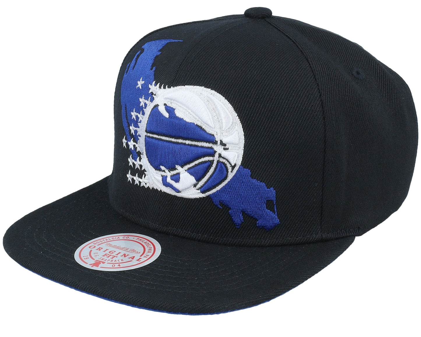 Men's Mitchell & Ness NBA Paint By Number Snapback Hwc Magic - Black