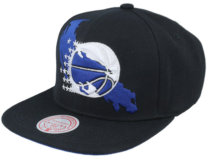 Mitchell & Ness Men's NBA Paint By Number Snapback Hwc Magic Snapback Caps