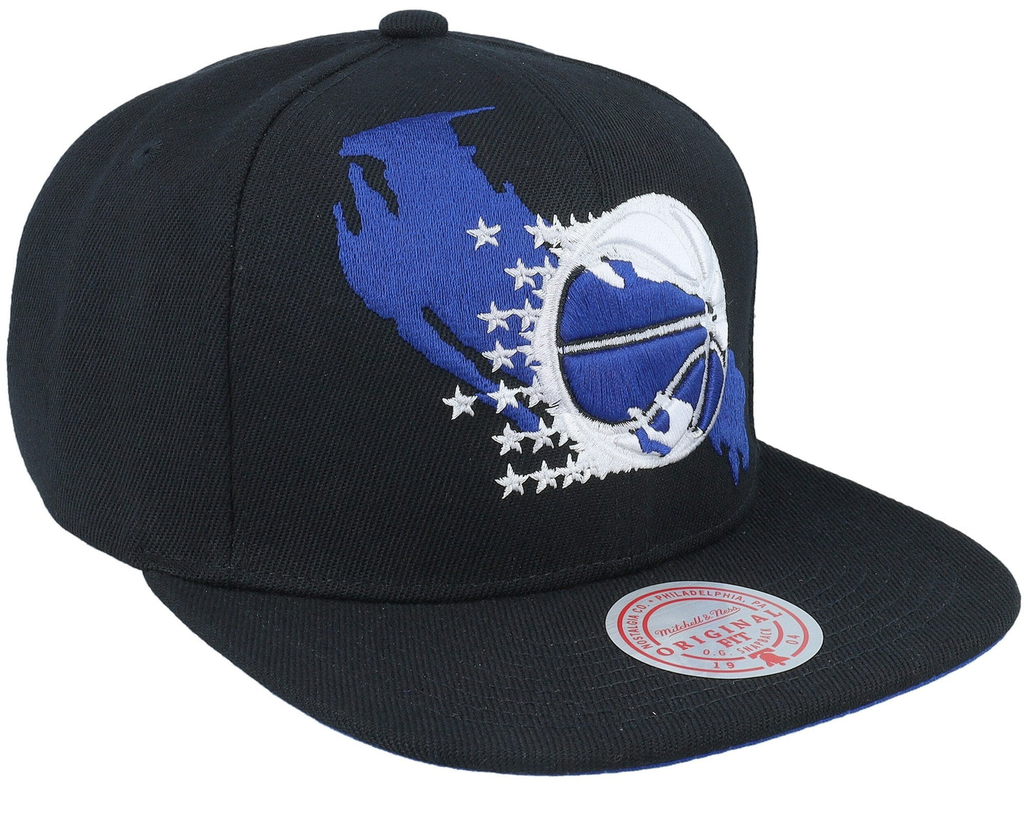 Men's Mitchell & Ness NBA Paint By Number Snapback Hwc Magic - Black