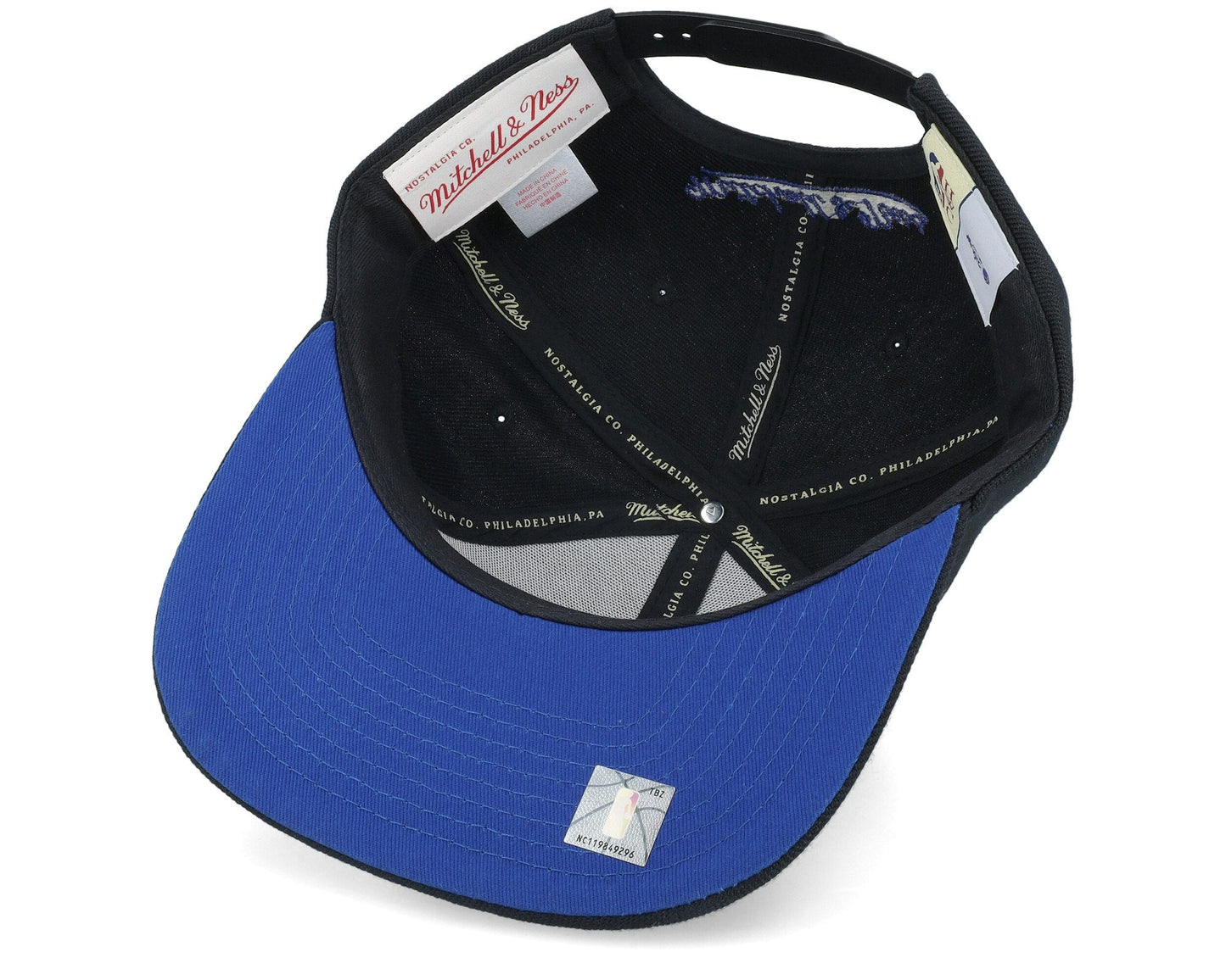 Men's Mitchell & Ness NBA Paint By Number Snapback Hwc Magic - Black