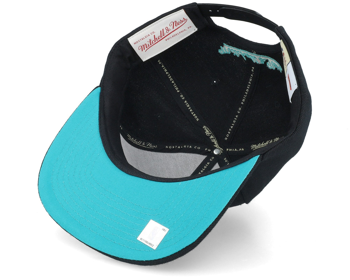 Men's Mitchell & Ness NBA Paint By Number Snapback Hwc Spurs - Black