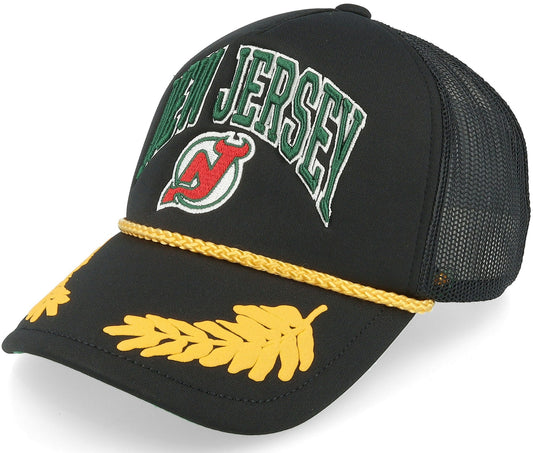 Mitchell & Ness Men's NHL Gold Leaf Trucker Vntg Devils Hats