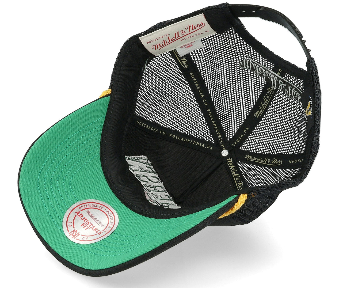 Men's Mitchell & Ness Nhl Gold Leaf Trucker Vntg Devils - Black