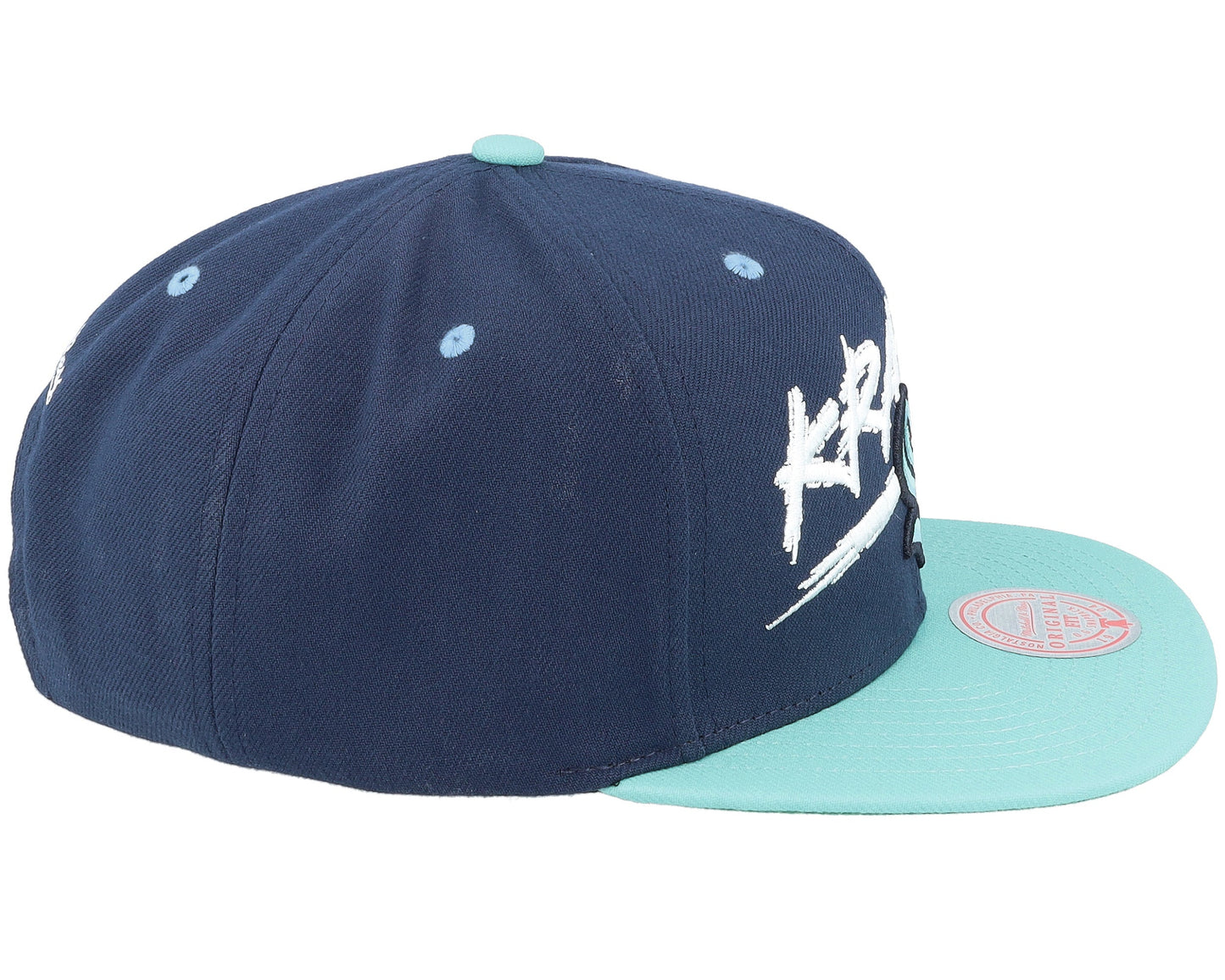 Mitchell & Ness Men's NHL Transcript Snapback Kraken Snapback Caps