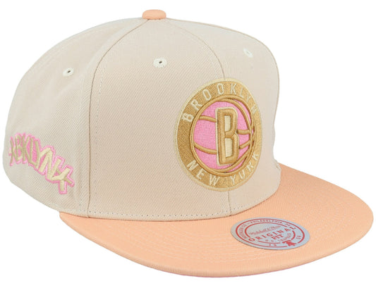 Men's Mitchell & Ness NBA Lovers Lane Snapback Nets - Off White