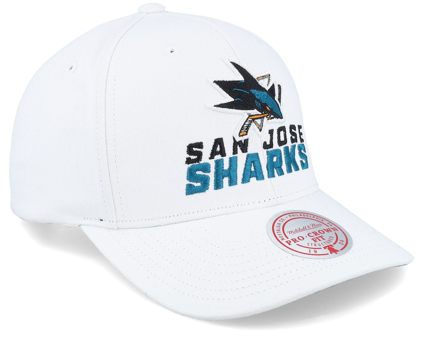 Men's Mitchell & Ness Nhl All In Pro Snapback Sharks