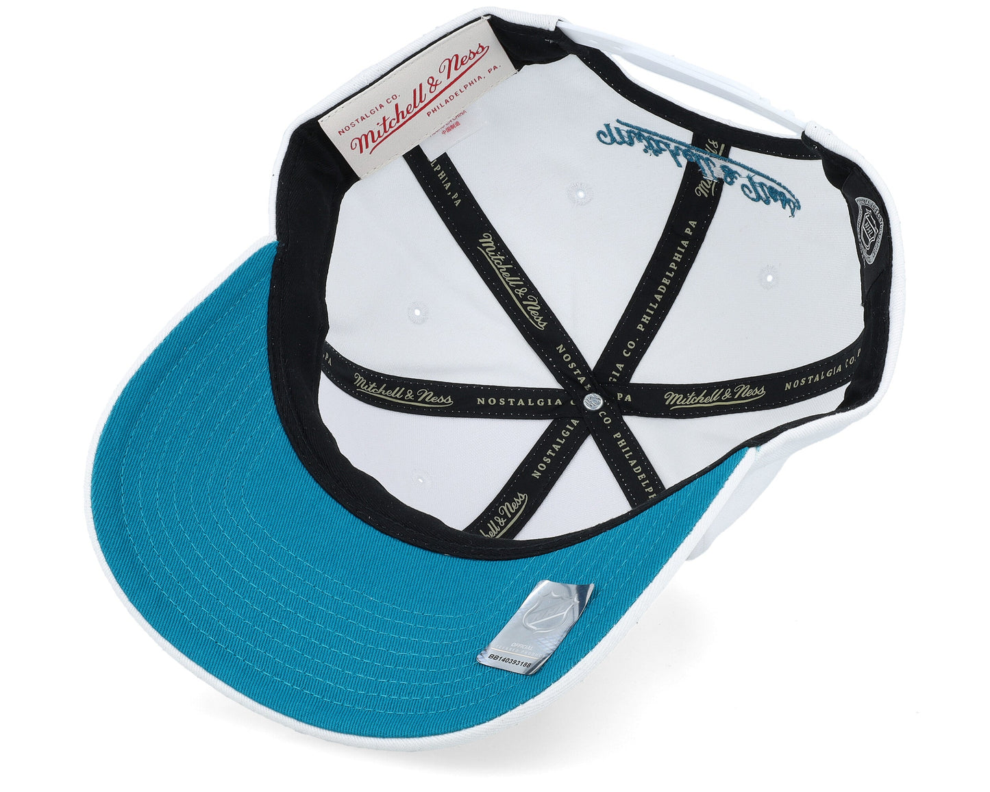 Men's Mitchell & Ness Nhl All In Pro Snapback Sharks