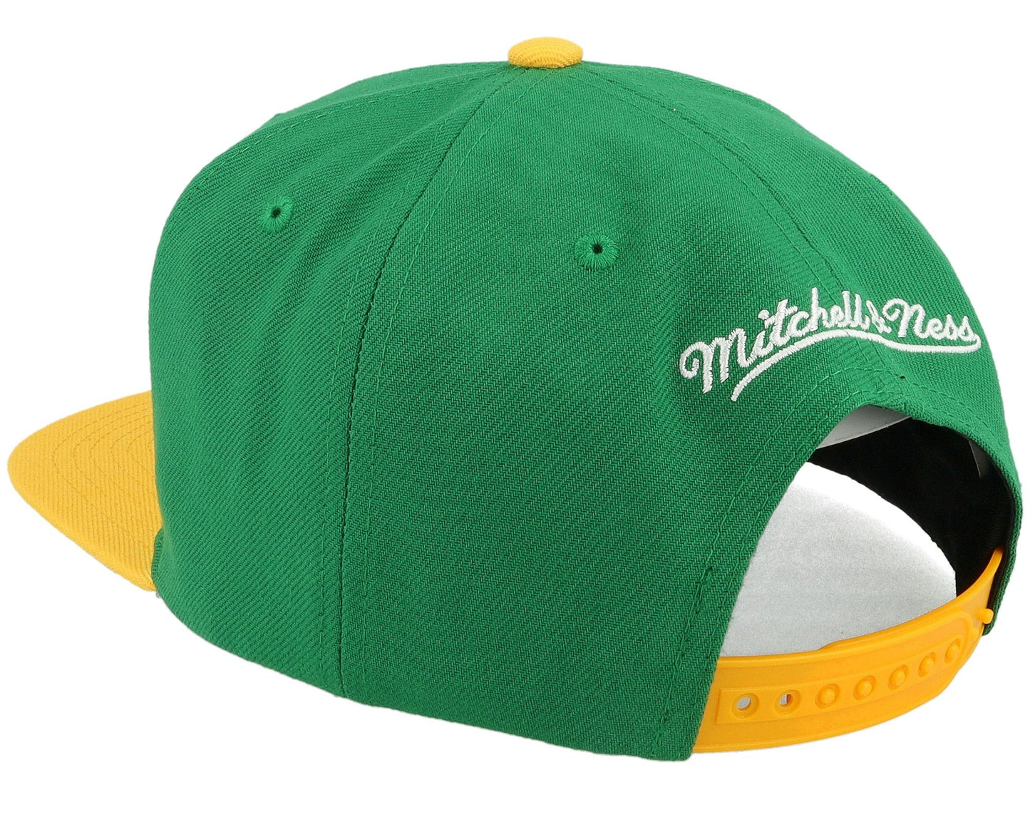 Men's Mitchell & Ness NBA Cross Check Snapback Hwc Bucks