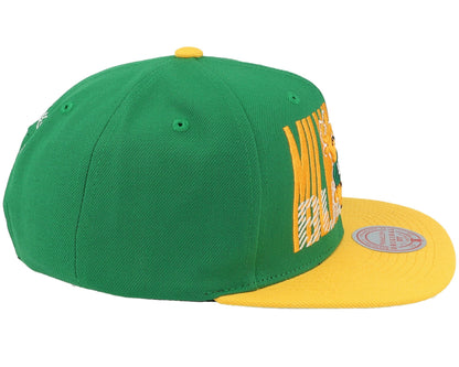 Mitchell & Ness Men's NBA Cross Check Snapback Hwc Bucks Snapback Caps