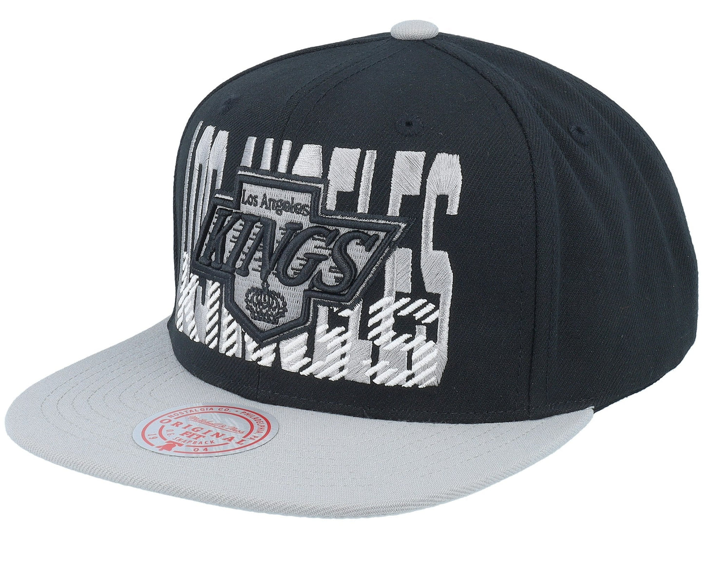Men's Mitchell & Ness Nhl Cross Check Snapback Vntg Kings - Black
