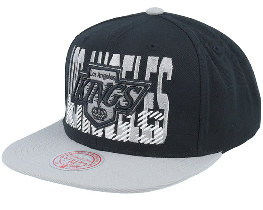 Men's Mitchell & Ness Nhl Cross Check Snapback Vntg Kings - Black