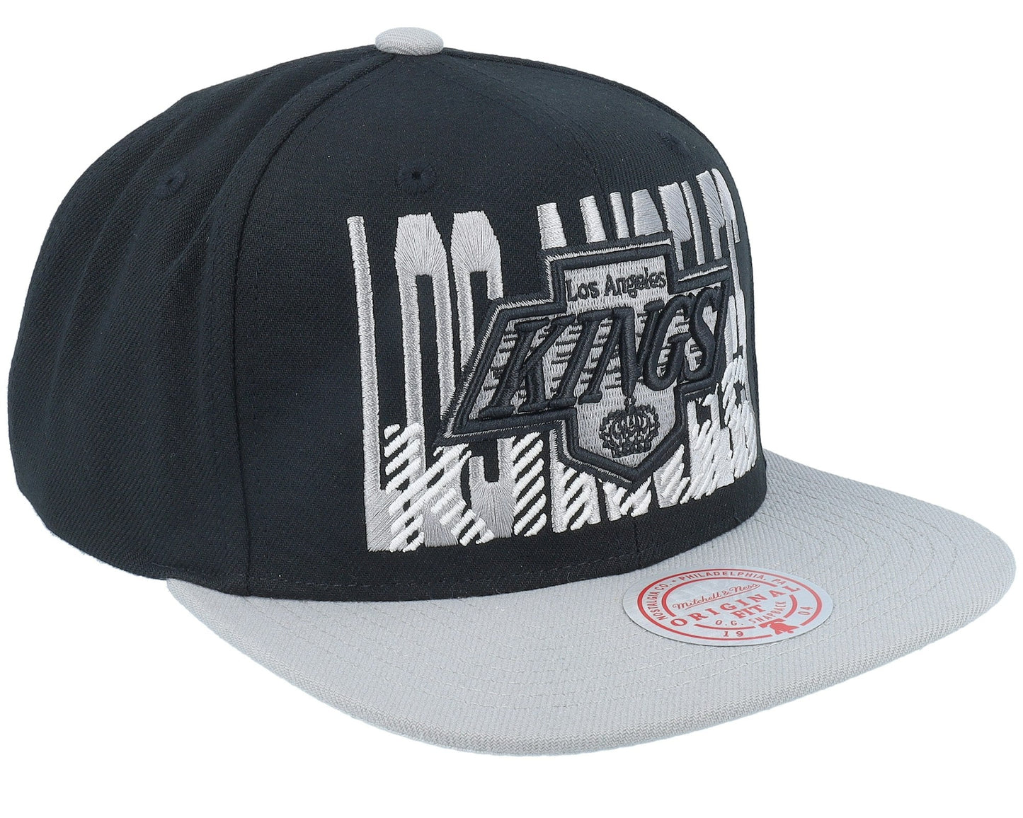 Men's Mitchell & Ness Nhl Cross Check Snapback Vntg Kings - Black