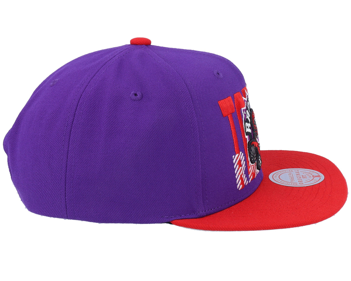 Men's Mitchell & Ness NBA Cross Check Snapback Hwc Raptors