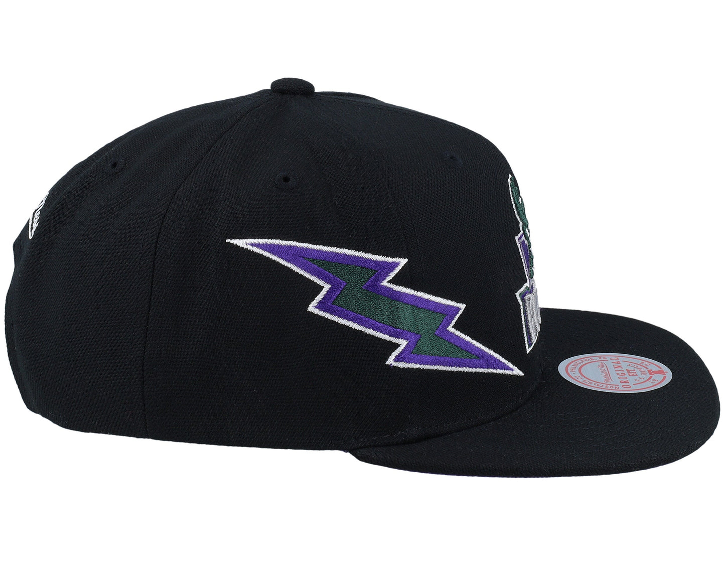 Men's Mitchell & Ness NBA Double Trouble Snapback Hwc Bucks