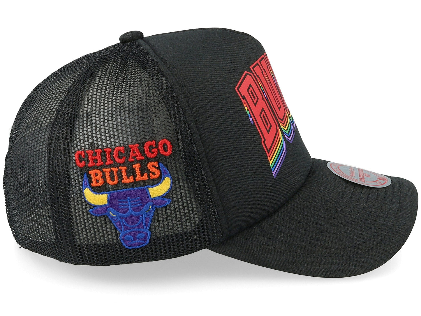 Mitchell & Ness Men's NBA Roygbiv Trucker Bulls Hats
