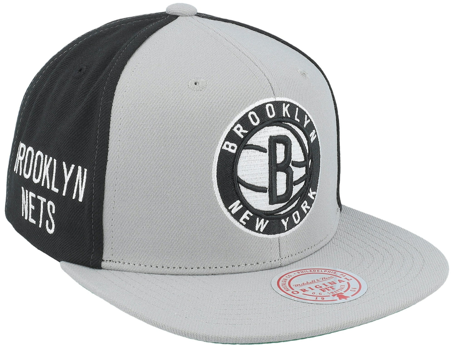 Mitchell & Ness Men's NBA Block Out Snapback Nets Black