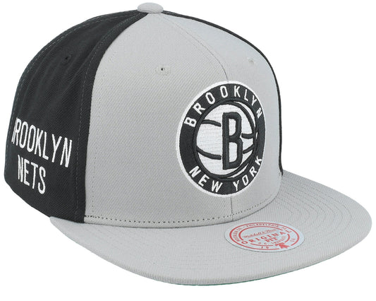 Mitchell & Ness Men's NBA Block Out Snapback Nets Black
