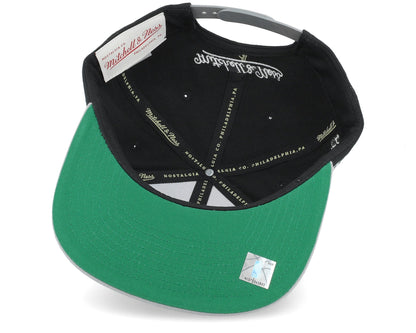 Mitchell & Ness Men's NBA Block Out Snapback Nets Black