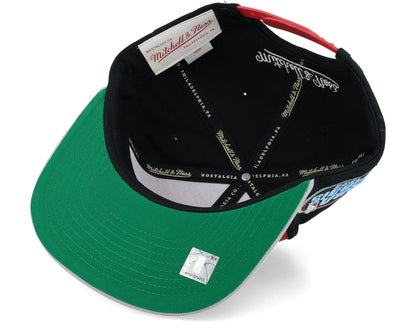 Mitchell & Ness Men's NBA Block Out Snapback Bulls Snapback Caps