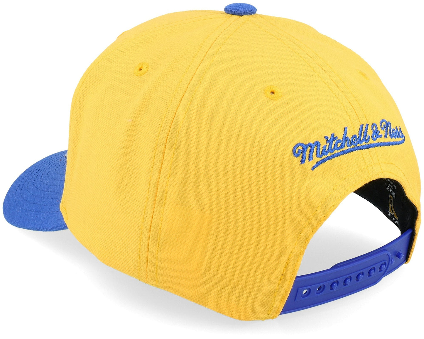 Men's Mitchell & Ness Nhl Boom Text Pro Snapback Vntg Blues - Yellow
