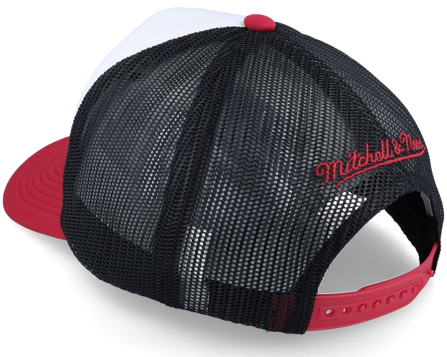 Men's Mitchell & Ness NBA Champs Fest Trucker Hwc Bulls - White