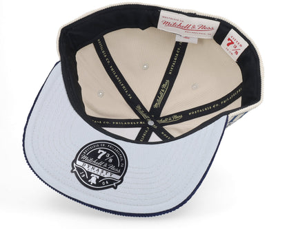 Mitchell & Ness Men's Ncaa 2 Tone Team Cord Fitted Georgetown Fitted Caps