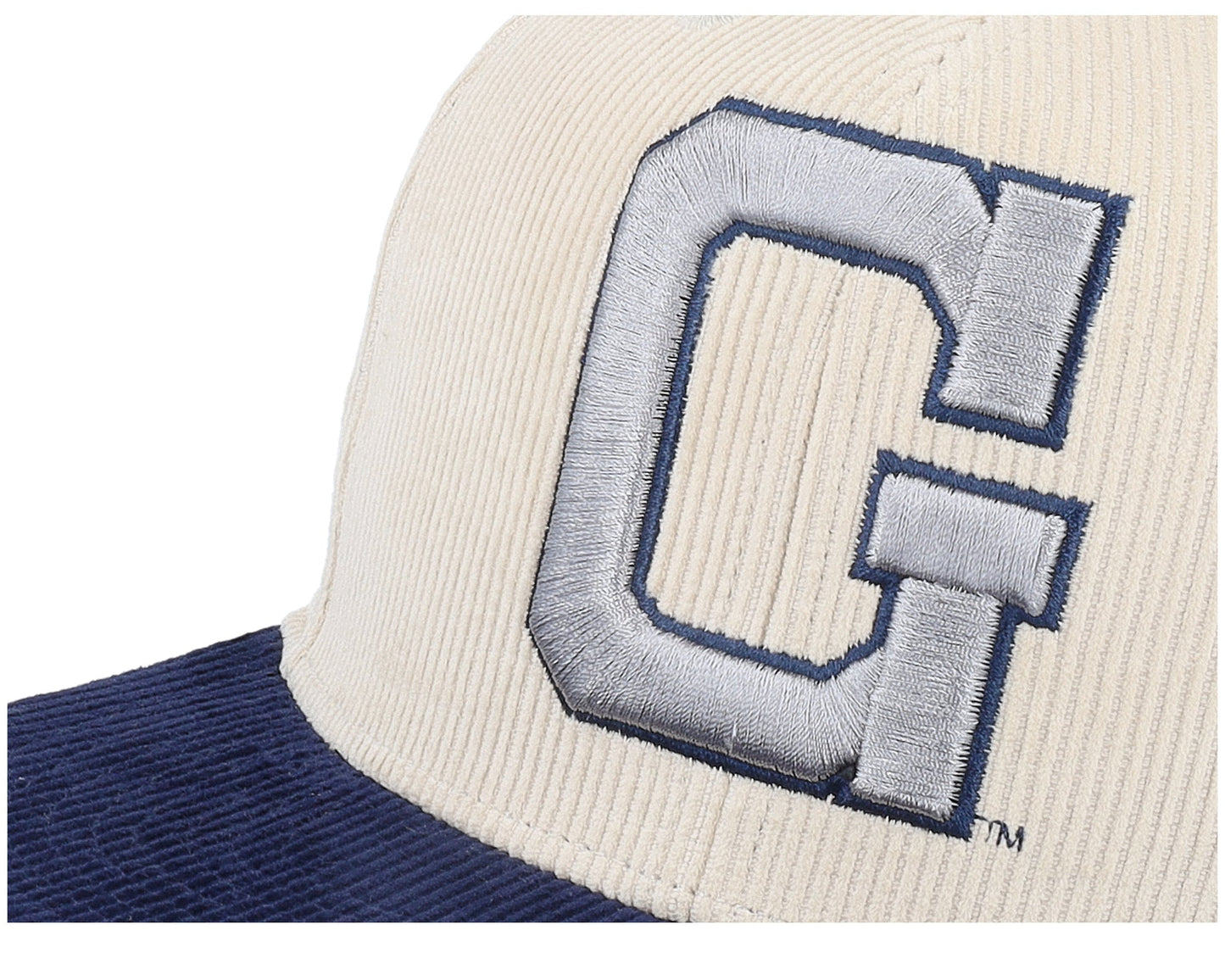 Mitchell & Ness Men's Ncaa 2 Tone Team Cord Fitted Georgetown Fitted Caps