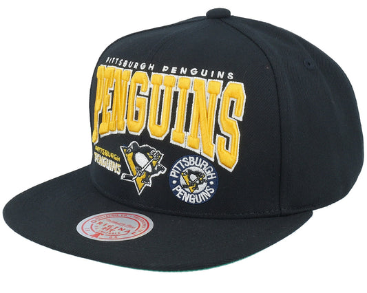 Mitchell & Ness Men's NHL Champ Stack Snapback Vntg Penguins Snapback Caps