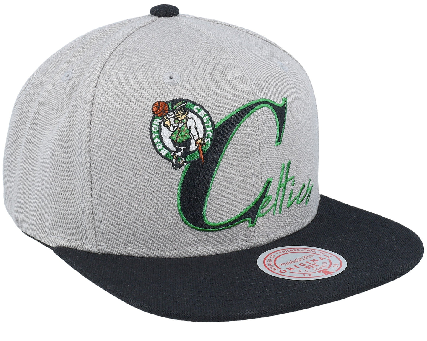 Mitchell & Ness Men's NBA Top Letter Snapback Celtics Snapback Caps