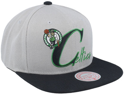 Mitchell & Ness Men's NBA Top Letter Snapback Celtics Snapback Caps