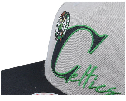 Mitchell & Ness Men's NBA Top Letter Snapback Celtics Snapback Caps