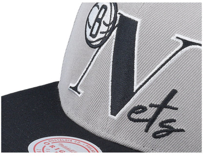 Mitchell & Ness Men's NBA Top Letter Snapback Nets Snapback Caps