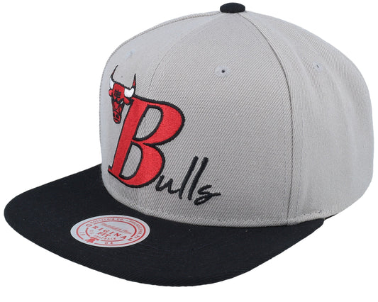 Mitchell & Ness Men's NBA Top Letter Snapback Bulls Snapback Caps